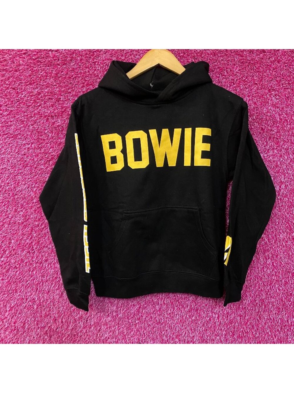 David Bowie Ziggy Stardust Black Women's Hoodie size XS